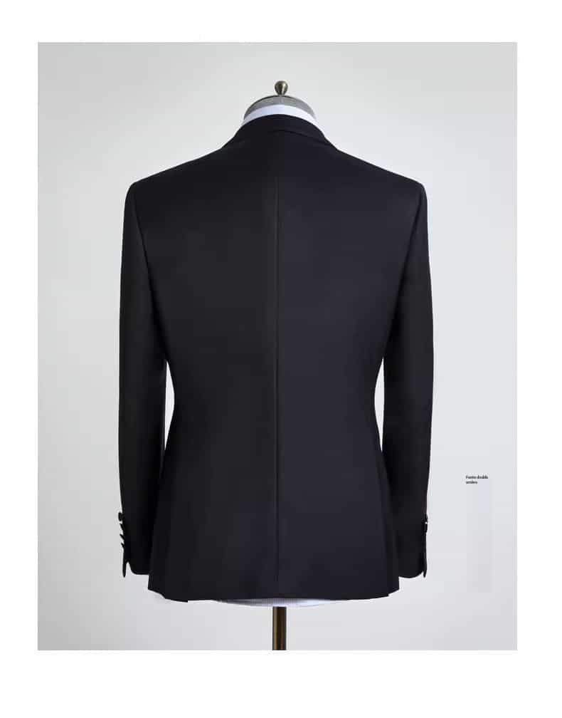 Men's Wool Suit, Casual Navy Blue XTA612 Demo 08