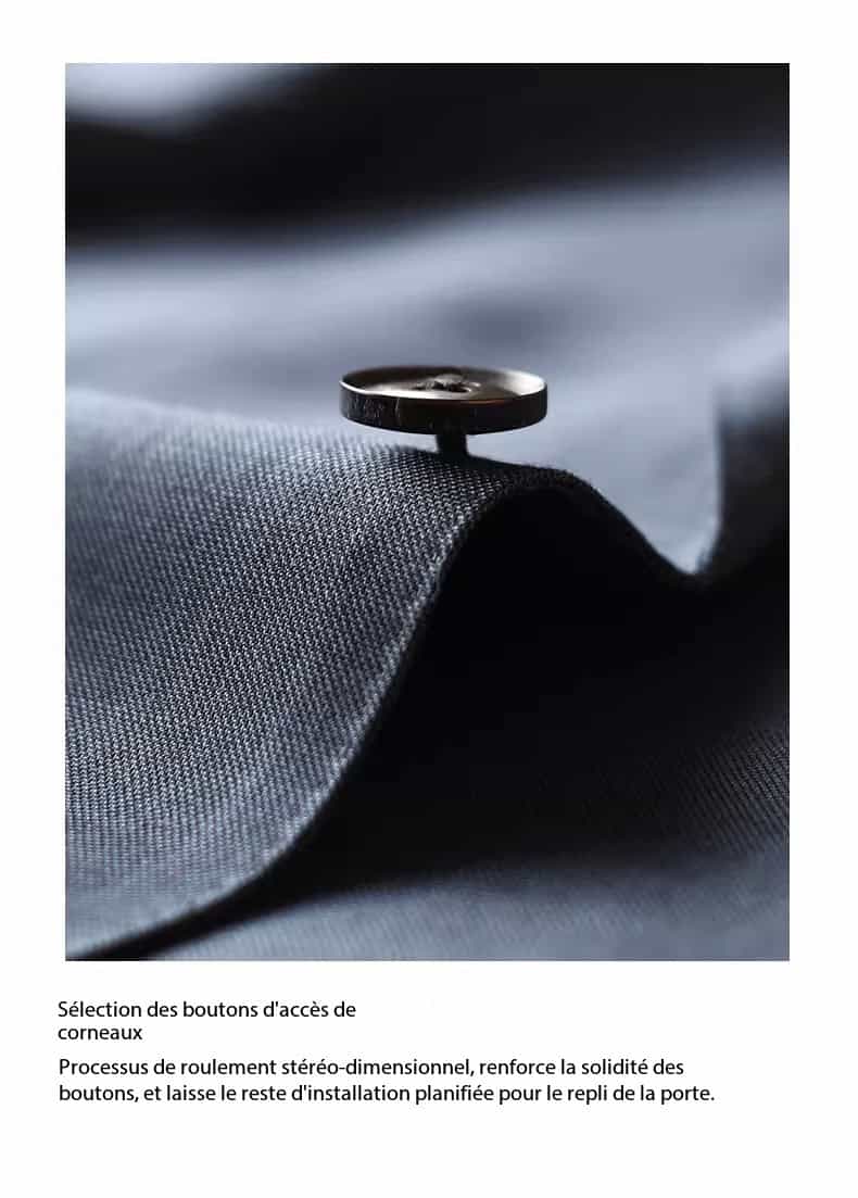 Costume trois pièces homme 100 % laine, bleu brumeux 20240228 Demo 05