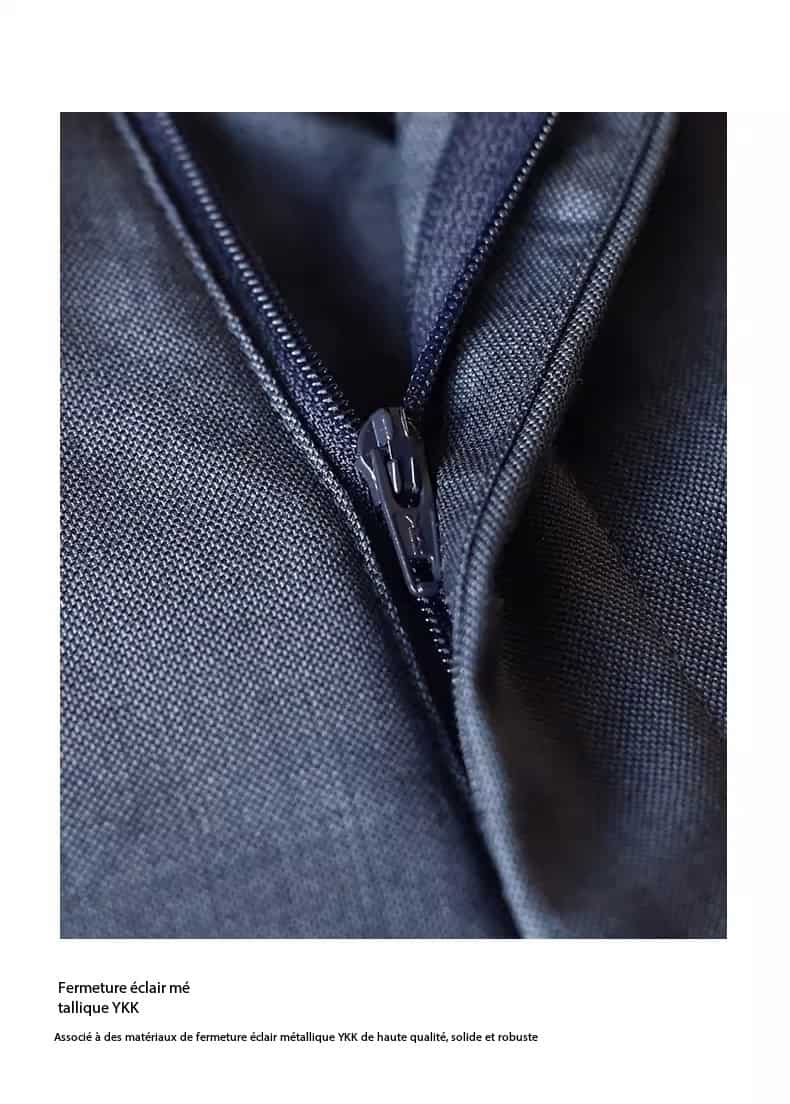 Costume trois pièces homme 100 % laine, bleu brumeux 20240228 Demo 07