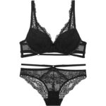 Ensemble lingerie en dentelle sexy, soutien-gorge push-up 21835 -06