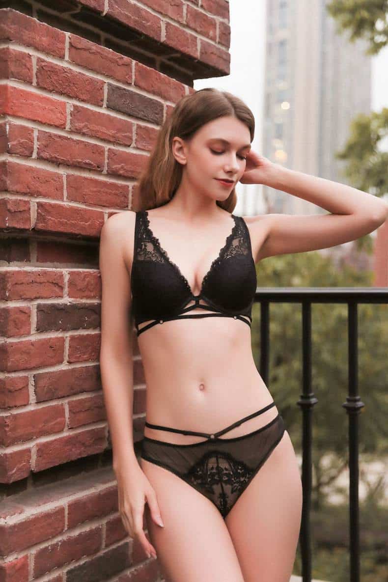 Sexy lace lingerie set, push-up bra 21835 demo 012