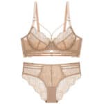 Ensemble sous-vêtements femmes, soutien-gorge transparent ultra-fin en dentelle 20215-8