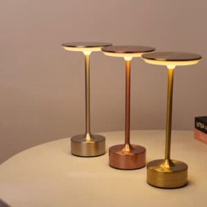 Lampe de table décorative tactile à induction en forme de I
