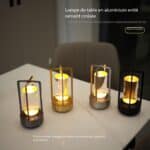 Lampe de table décorative tactile rechargeable 22786703950
