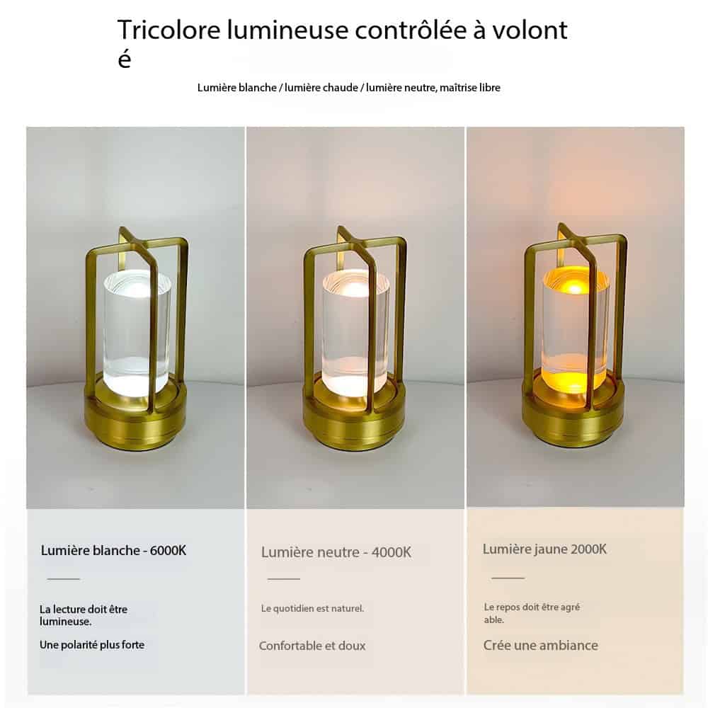 Lampe de table décorative tactile rechargeable 22786703950 Demo 04
