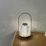 Lampe de table portable en métal, design créatif Portatif n° 5 -4