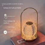 Lampe de table portable en métal, design créatif Portatif n° 5 -5