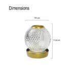 Lampe décorative d'ambiance sphérique LH-220103030273 Demo 07