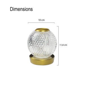 Lampe décorative d'ambiance sphérique LH-220103030273 Demo 07