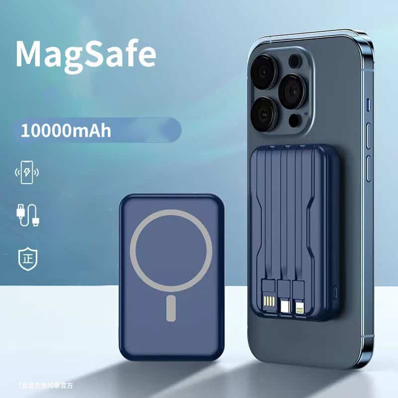 Chargeur portable puissance 10000mAh avec design moderne et compatibilité pour smartphones et appareils électroniques.