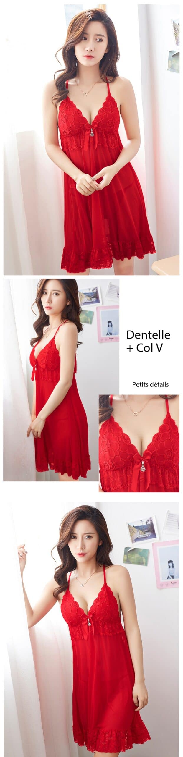 Sexy lace babydoll, plus-size babydoll 1283# demo 04