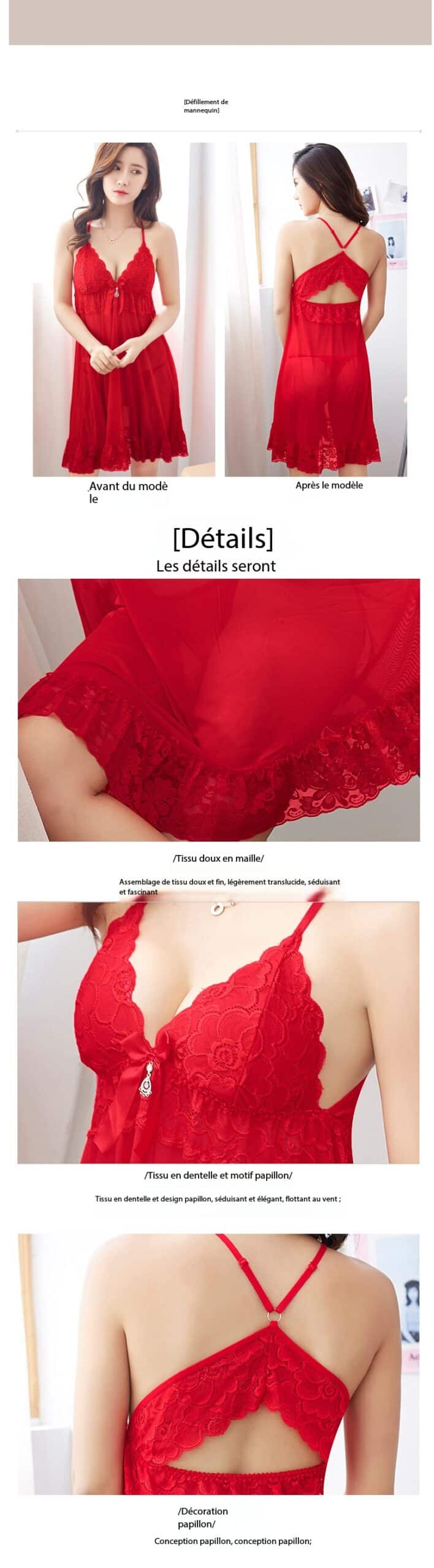 Sexy lace babydoll, plus-size babydoll 1283# demo 06