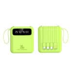 Power bank portable rose portable power bank, chargeur USB, design compact et léger pour smartphone et tablette.
