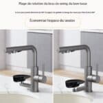 Robinet de cuisine, purificateur d'eau, lave-tasses S3049-J-5