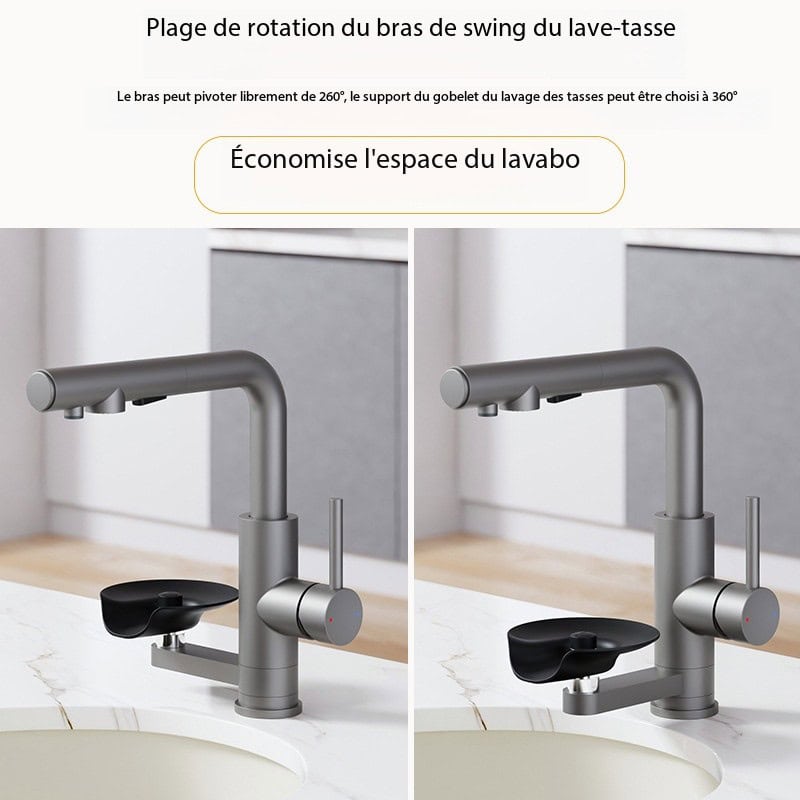 Robinet de cuisine, purificateur d'eau, lave-tasses S3049-J-5