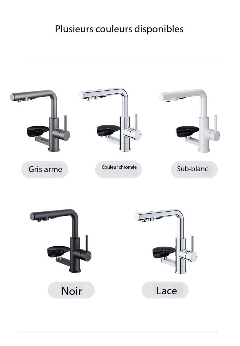 Robinet de cuisine, purificateur d'eau, lave-tasses S3049-J demo 011