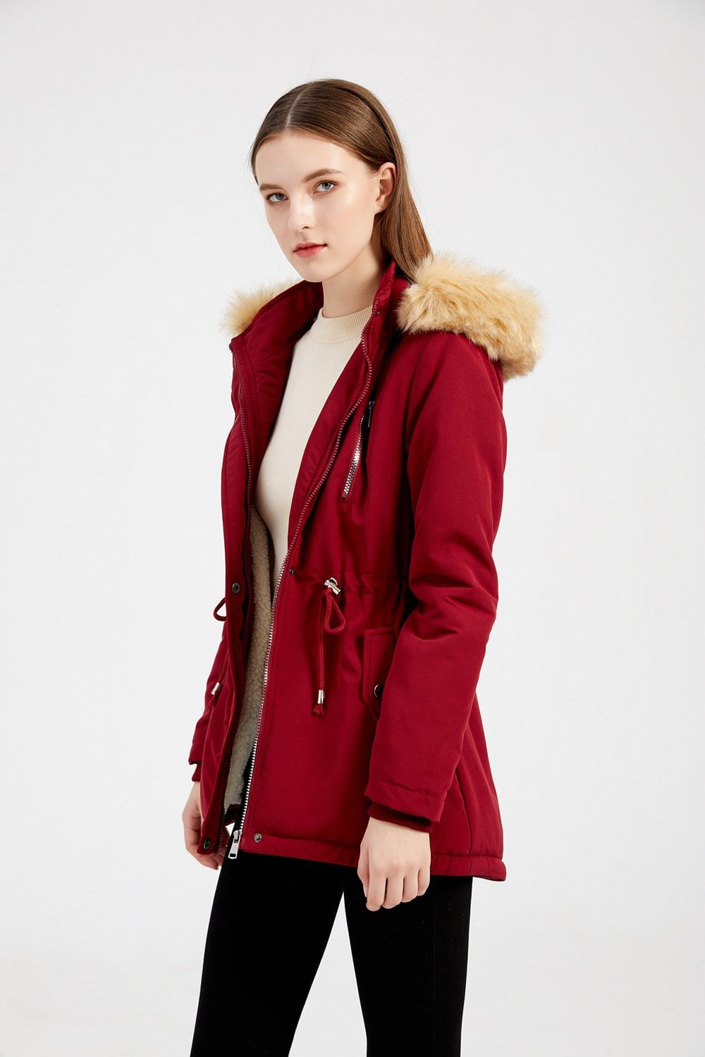 Women's lambswool coat 567 Demo 1