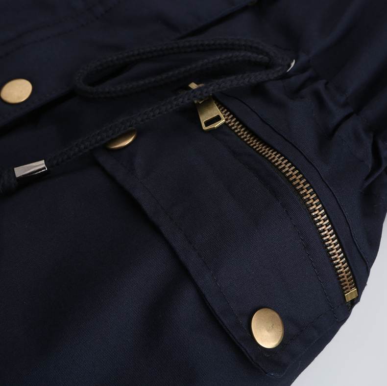 Parka femme automne hiver, doublé polaire, capuche D400 Demo 015