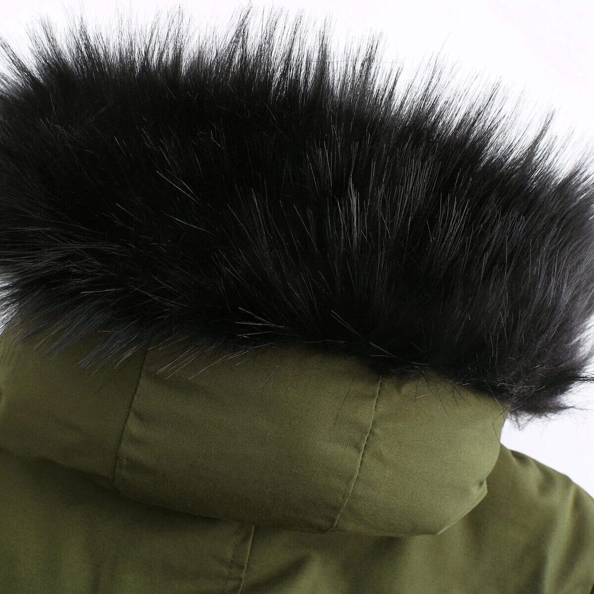 Parka femme automne hiver, doublé polaire, capuche D400 Demo 019