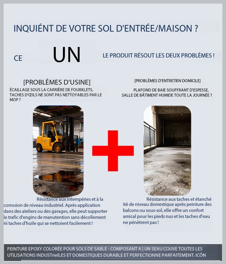 Revêtement sol en ciment époxy coloré autonivelant HYBL-HYCS Demo 03
