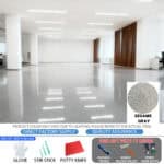 Revêtement sol en ciment époxy coloré autonivelant HYBL-HYCS_GRIS SÉSAME