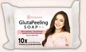 Rosmar GLUTA SAVONS EXFOLIANTS GLUTATHION, Élimine-boutons et cicatrices 150 g