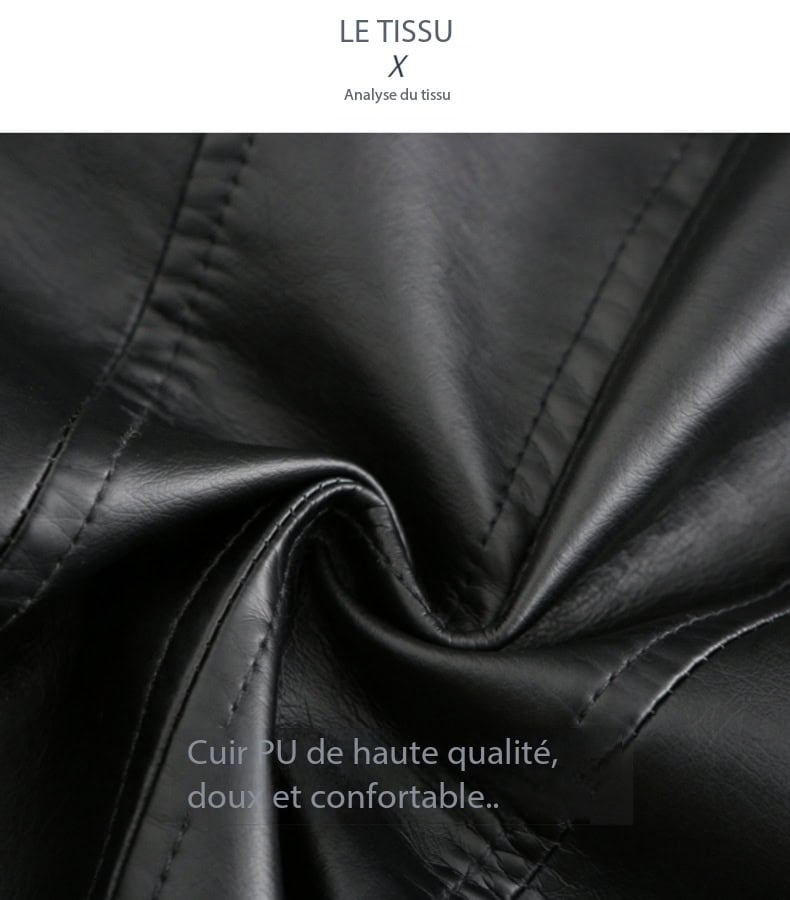 Veste en cuir femme. Veste nouvelle tendance femme F258 Demo 08
