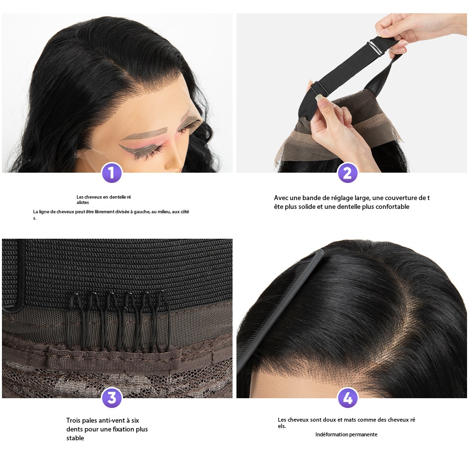 Lace wig en fibre bio synthรฉtique hyper protรฉinรฉ 134 ALW-201&1B-04 Lace wig en fibre bio synthรฉtique hyper protรฉinรฉ 134 ALW-201&1B-04