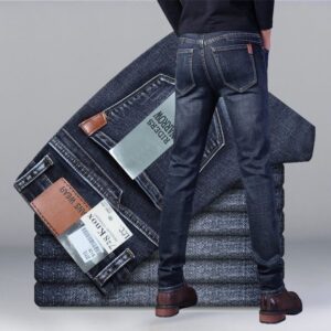 Pantalon jean denim extensible homme 816