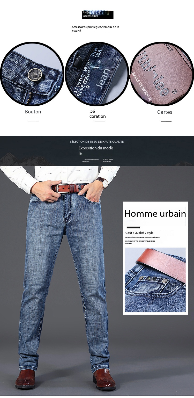 Men's Stretch Denim Jeans 816 Demo 004