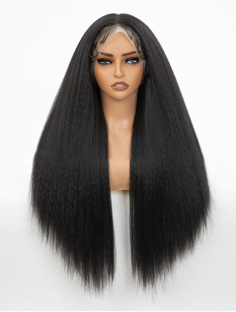 Perruque en fibre de soie bio hyper protéinée style afro ALW-001-Demo 01 NEW