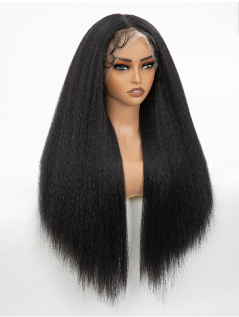 Perruque en fibre de soie bio hyper protéinée style afro ALW-001-Demo 02 NEW
