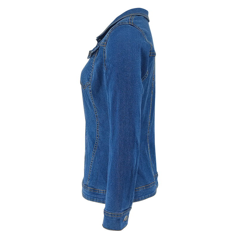 Women's Long-Sleeve Denim Jacket 218619 Demo 017