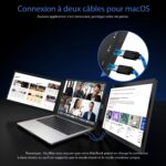 Écran d’extension d’ordinateur portable 14 pouces Z140A01D-002t