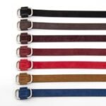 Ceinture cuir femme à boucle carrée, mode rétro 27954-3