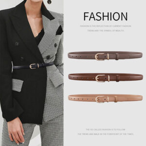 Ceinture cuir pour femmes, ceinture en cuir de vachette 2002-04