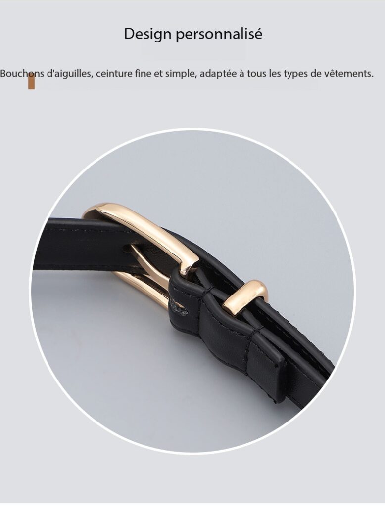 Ceinture cuir pour femmes, ceinture en cuir de vachette 2002 Demo 05