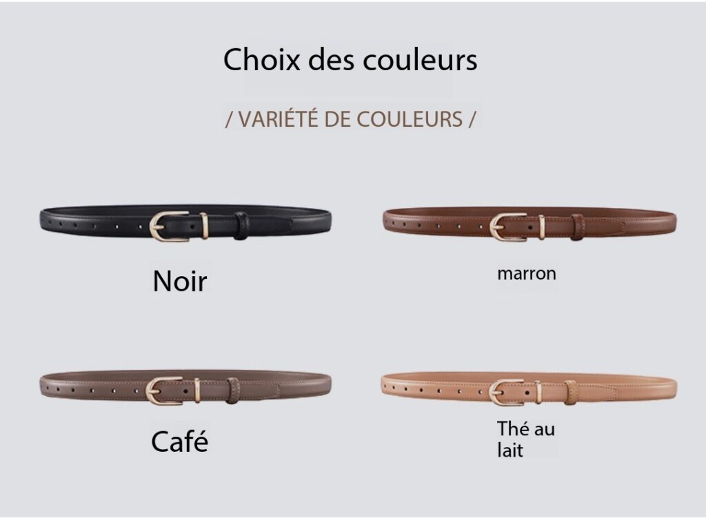 Ceinture cuir pour femmes, ceinture en cuir de vachette 2002 Demo 06