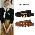 Ceinture en cuir femme, design haut de gamme 2035-01