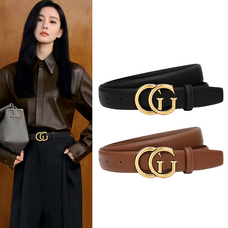 Ceinture en cuir femme, design haut de gamme 2035 Ceinture en cuir femme, design haut de gamme 2035