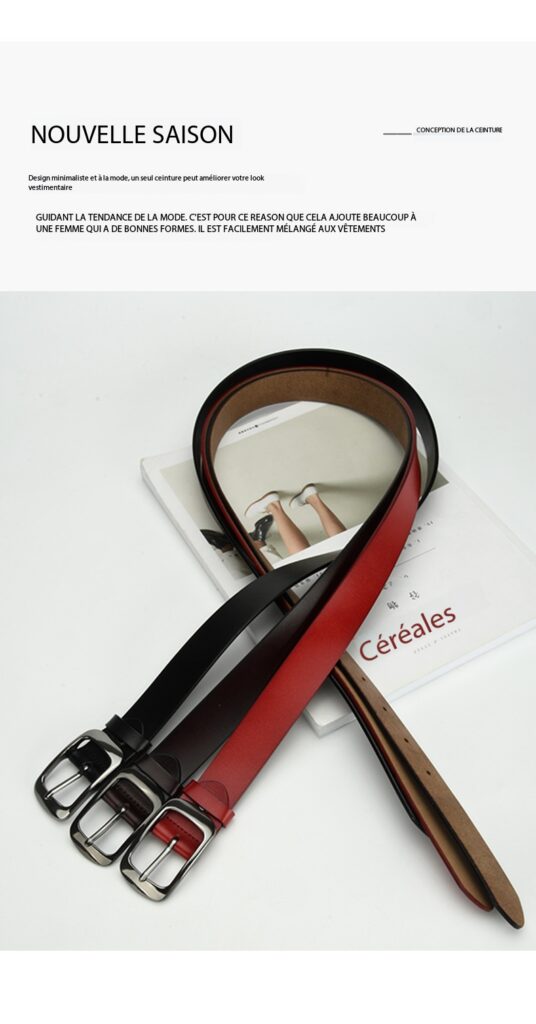 Vintage, versatile leather belt. High-end 30086 Demo 03 