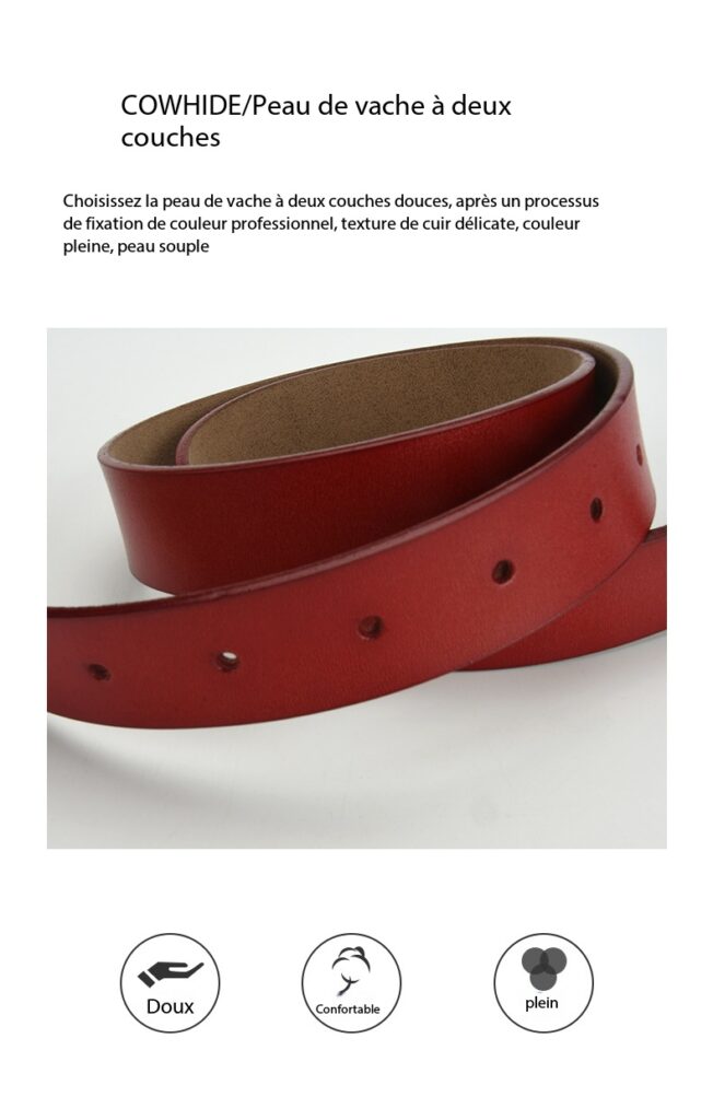 Vintage, versatile leather belt. High-end 30086 Demo 04 