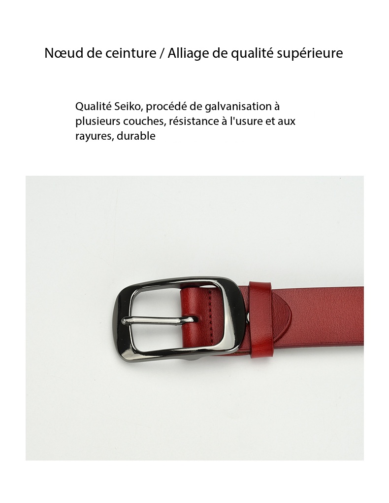 Vintage, versatile leather belt. High-end 30086 Demo 05 