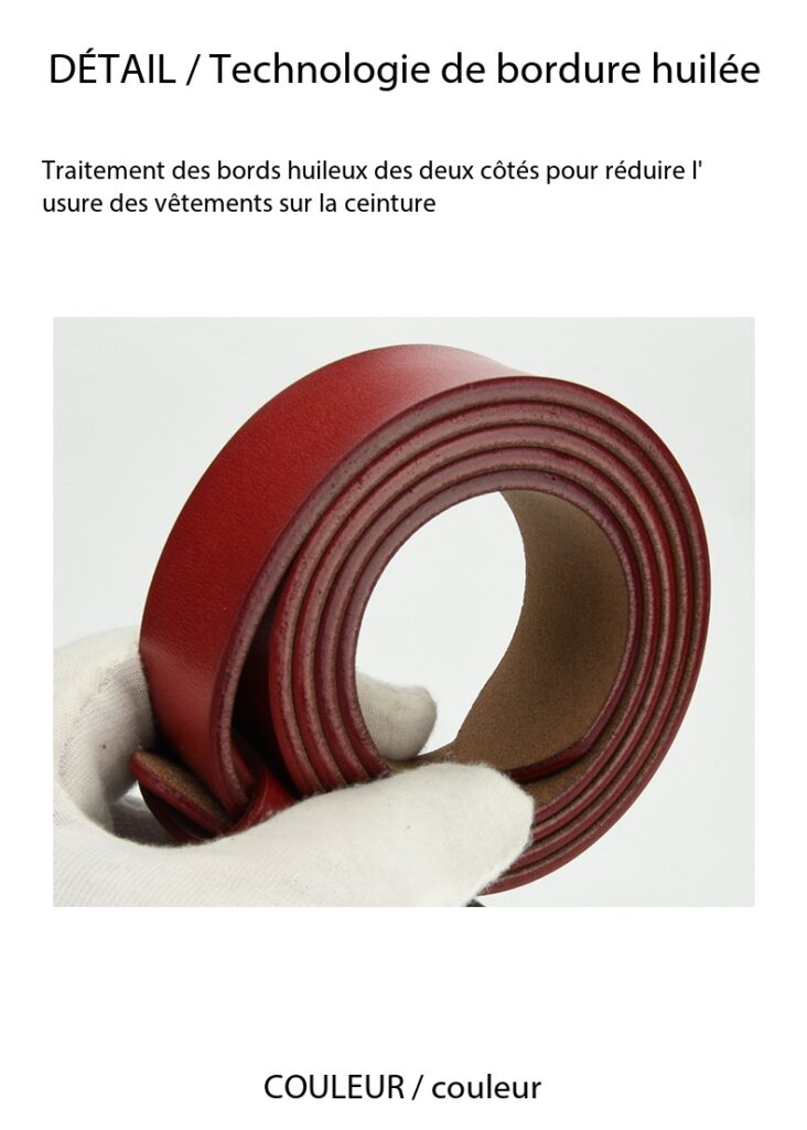 Vintage, versatile leather belt. High-end 30086 Demo 06 