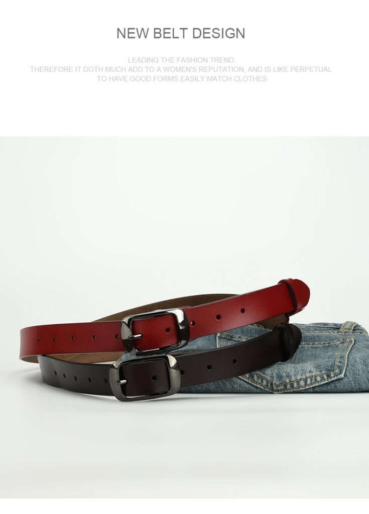 Vintage, versatile leather belt. High-end 30086 Demo 07 