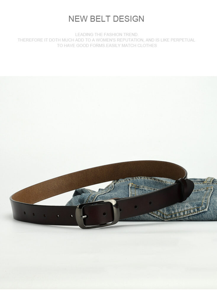 Vintage, versatile leather belt. High-end 30086 Demo 08 