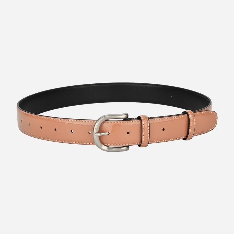 Ceinture vintage en cuir vintage haut de gamme, mixte 38026-Terre Rehmannia