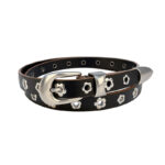 Ceintures femme en cuir riveté, haut de gamme 21505-02