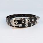 Ceintures femme en cuir riveté, haut de gamme 21505-05