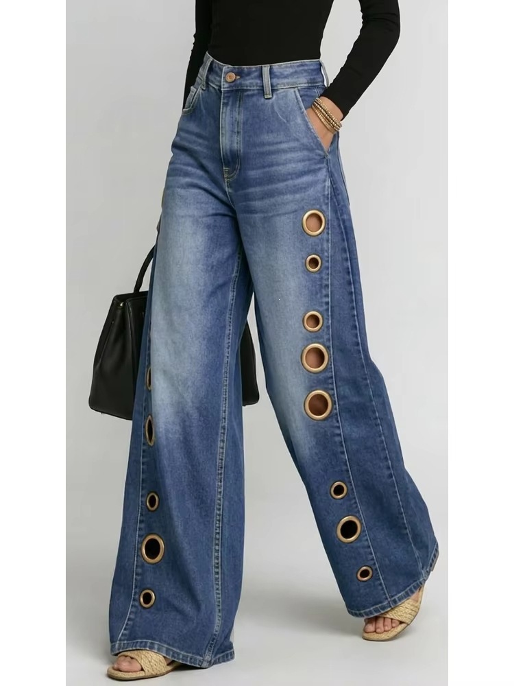 Women's Jeans with Metal Eyelets BV0757 Demo 02
